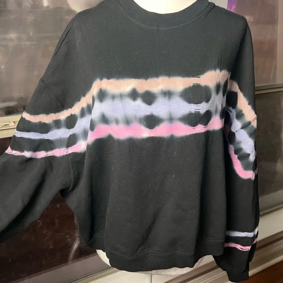 Electric Rose Athleisure Soft Knit Cozy Top Slouchy Size S Boho Retro Casual - Picture 2 of 8